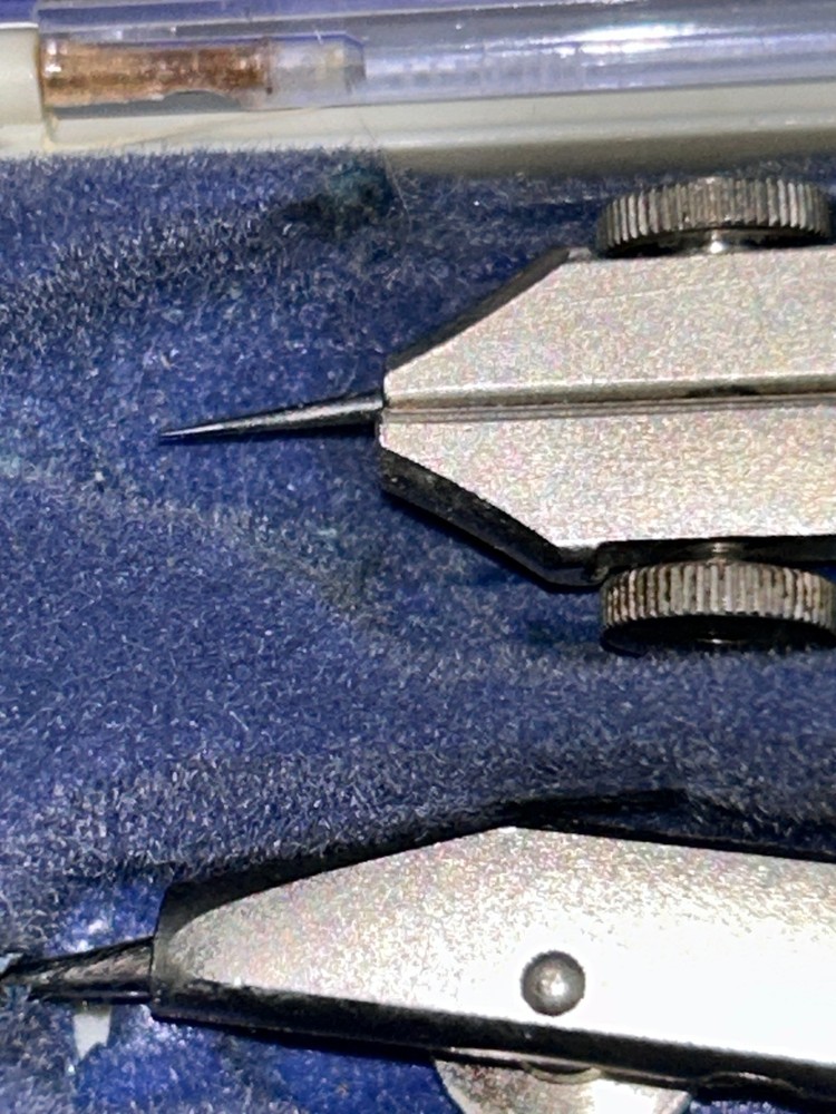 6-Piece Staedtler Mars Superbow Compass Set Germany Drafting Tools Vintage NOTE