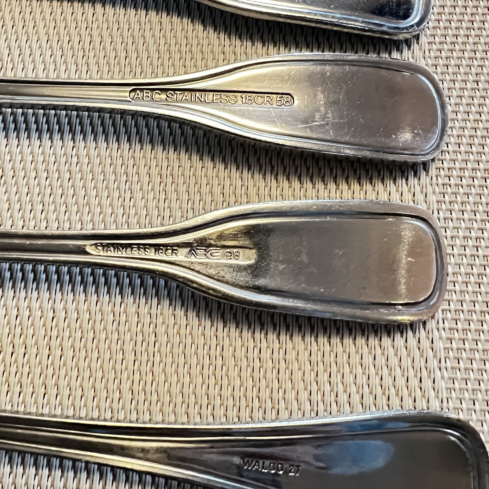 Vintage Heavy Stainless Steel Forks | Restaurant Ware Lot of 13 ABC, Walco, BII￼
