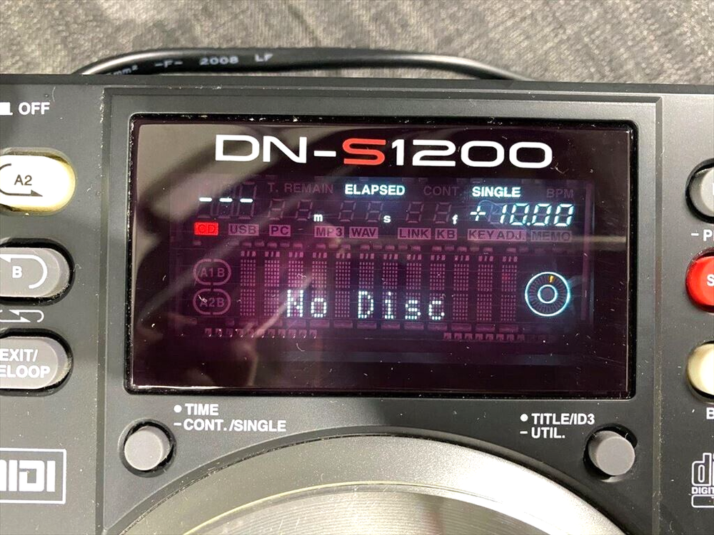 DENON DN-S1200 DJ Multi Player Digital Turntable Controller CD USB DNS1200
