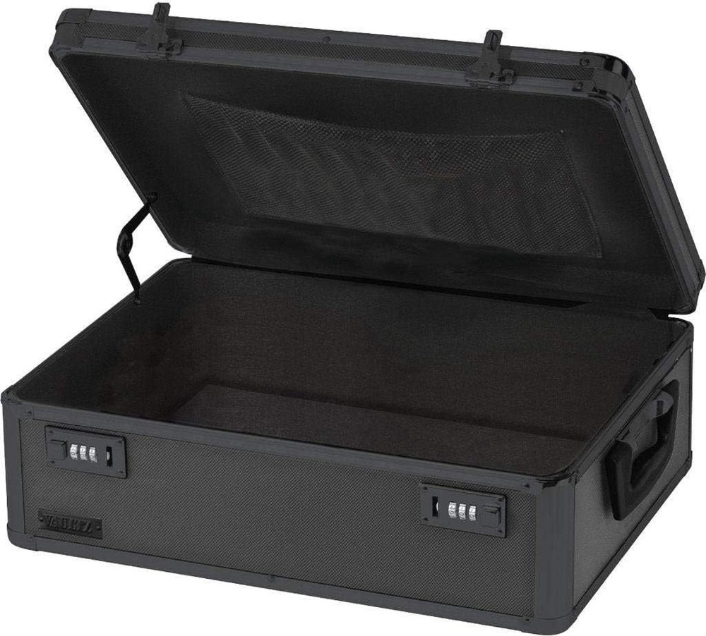 Security Storage Chest with Push Button Control for Documents and Electronics