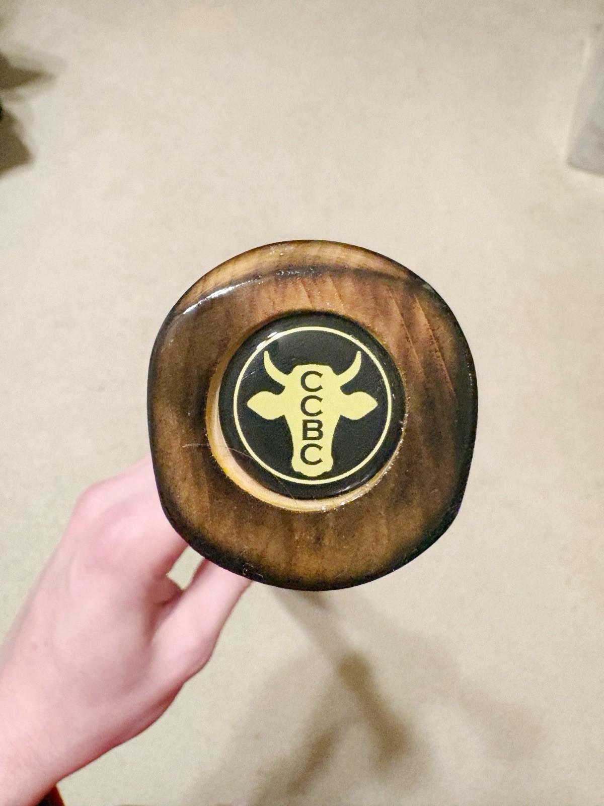 Hybrid Handle Maple Wood Baseball Bat 33in 30.5oz. Full Tapered Flame Treated