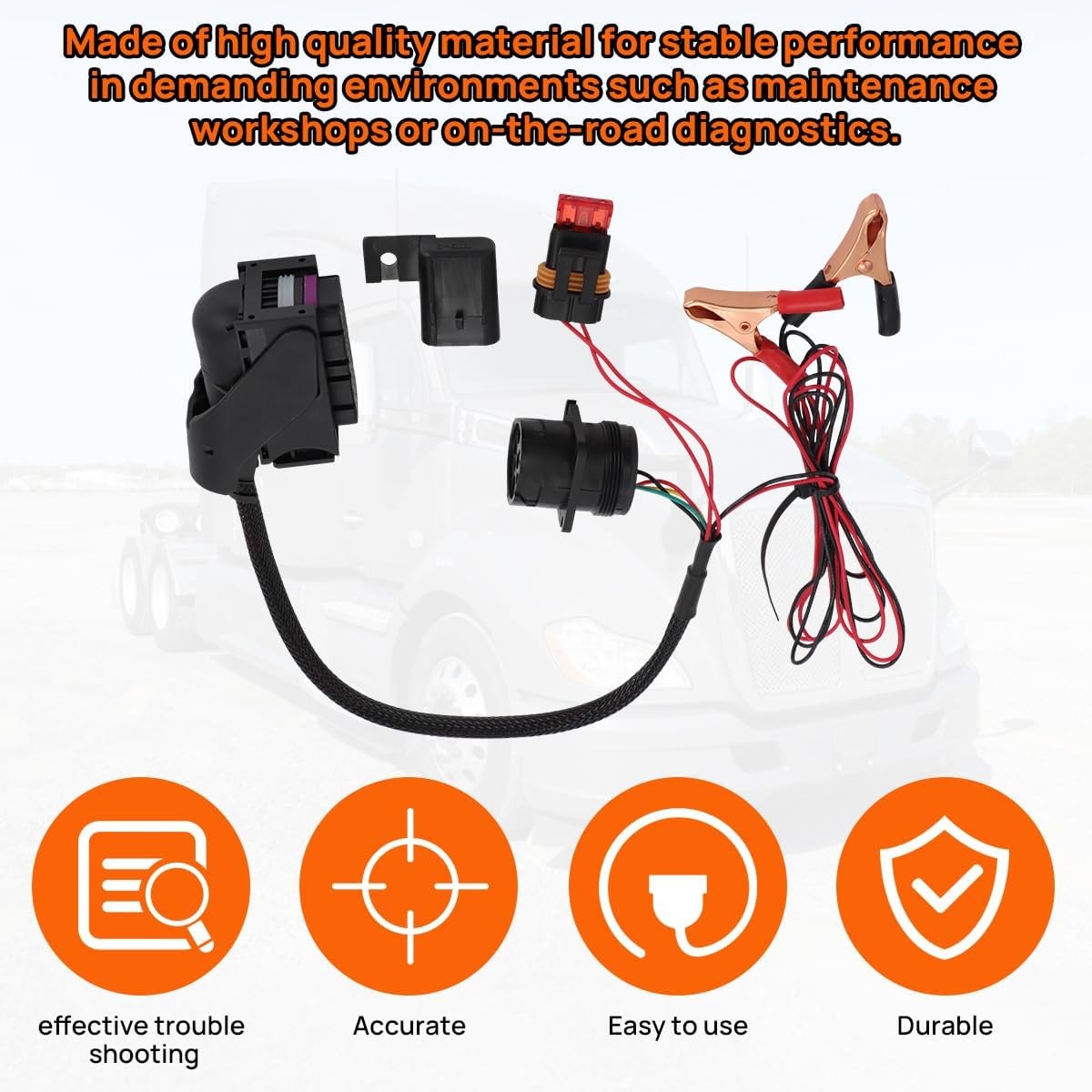 Diagnostic Cable For Paccar MX13 EPA21 ECM 2021+ & Commercial / Heavy Duty Cars