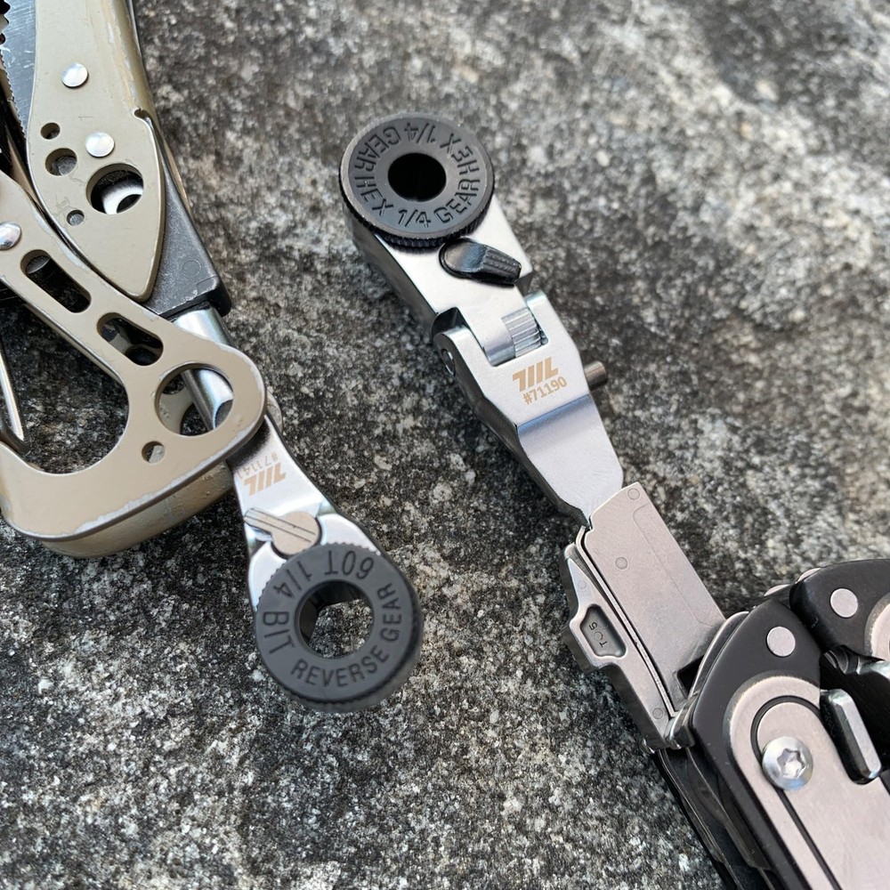 711L Flat End Flex Head EDC Ratchet Wrench - Screwdriver Accessory...