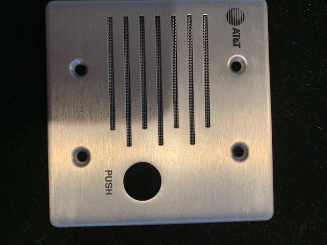 AT&T Intercom Speaker, For Inside Wall, Open Box, By Harris Corp