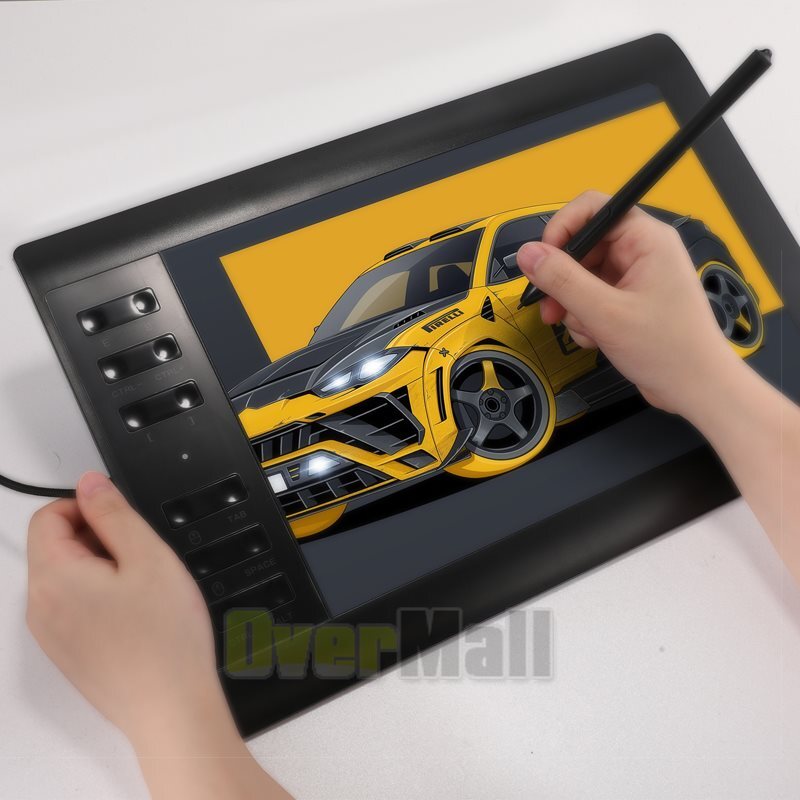 VIN1060 Plus Graphic Drawing Tablets Digital Pen Tablet for Mac, Windows Android