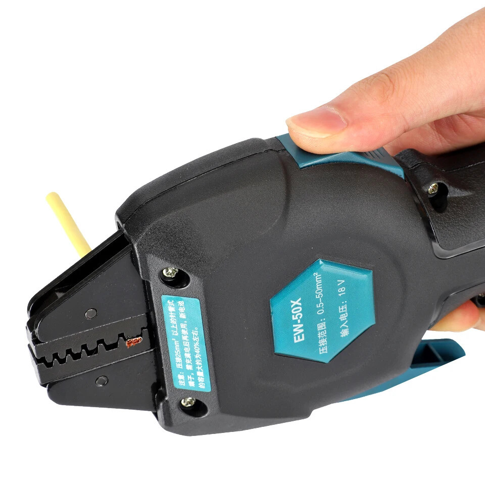 Premium Lightweight Cordless Wire Crimper Battery Powered Cold Crimping Tool
