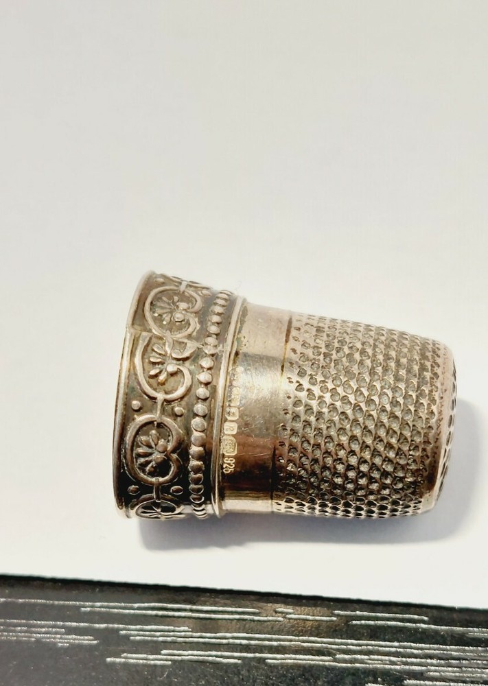 Vintage Sterling Silver 925 thimble Hallmarked