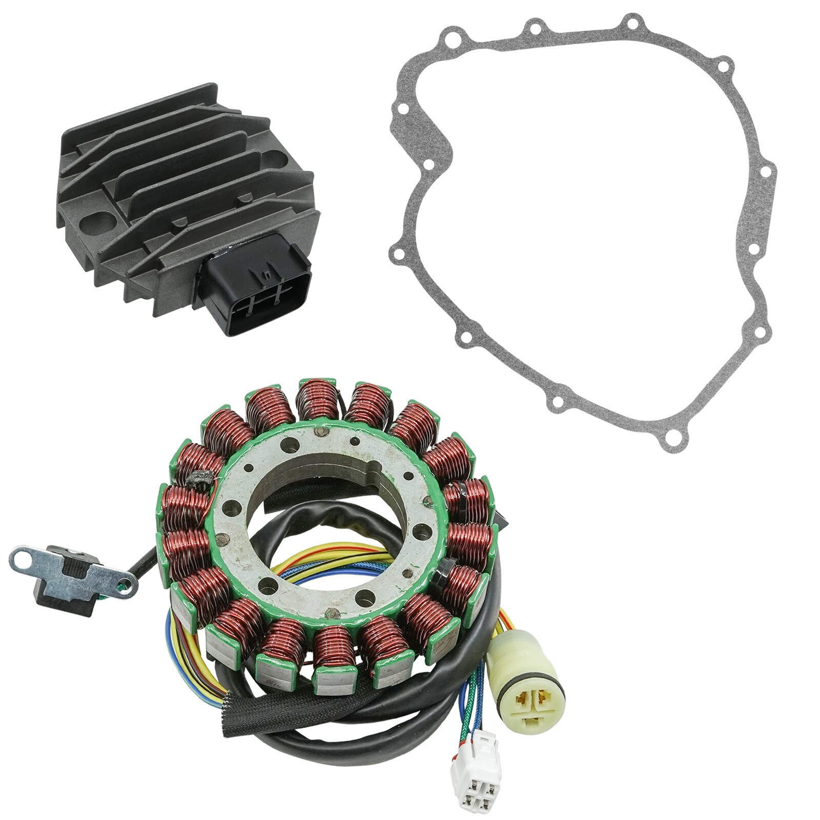 Stator & Regulator Rectifier for Yamaha Rhino 660 YXR660 2004-2007 With Gasket