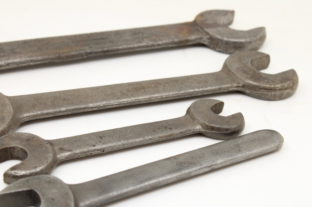 (4) Fairmount Collector Wrenches Assorted Size Double and Single Open End USA