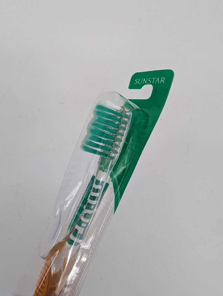 GUM Toothbrush 471 Micro Tip Compact Soft New NOS Orange