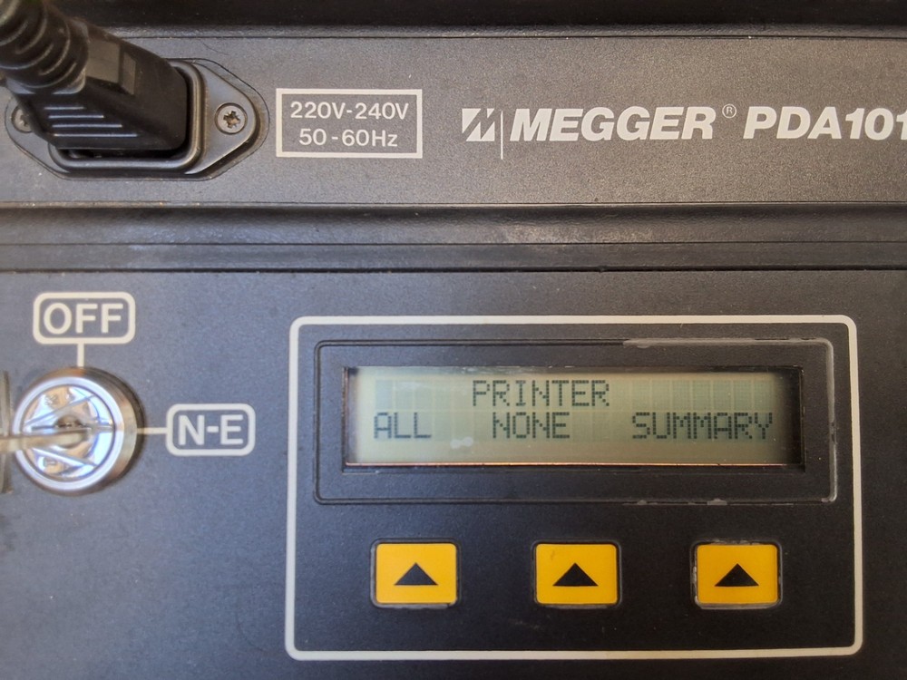 Megger PDA101 Power Disturbance Analyzer.