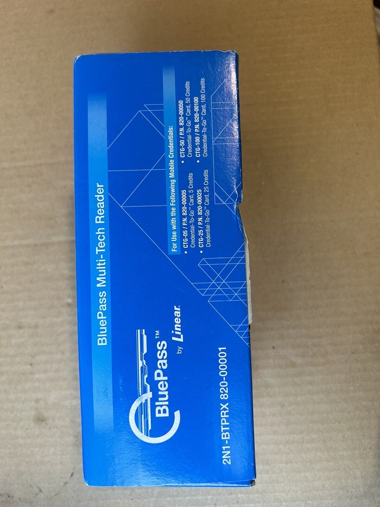 BluePass by Linear 2-N-1 Multi-Tech Reader 2N1-BTPRX 125 KHz All In One Reader