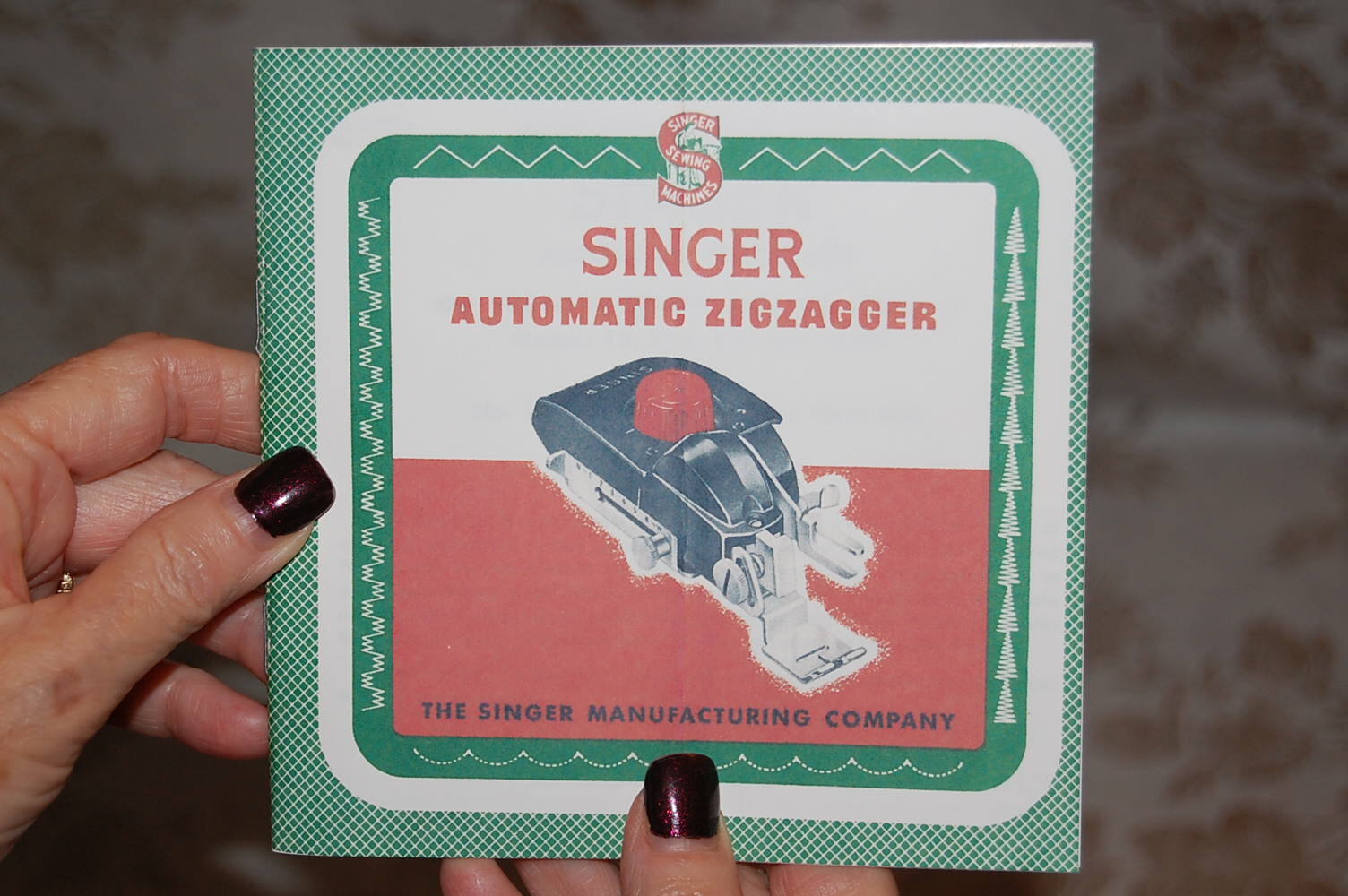 Zigzag, Zigzagger Instruction Manual 160985 for Singer Sewing Machines 221 221K.