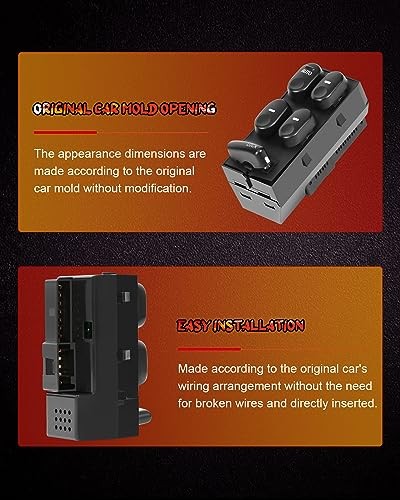 Power Window Switch Master Power Window Switch Control Switch Fits for Buick
