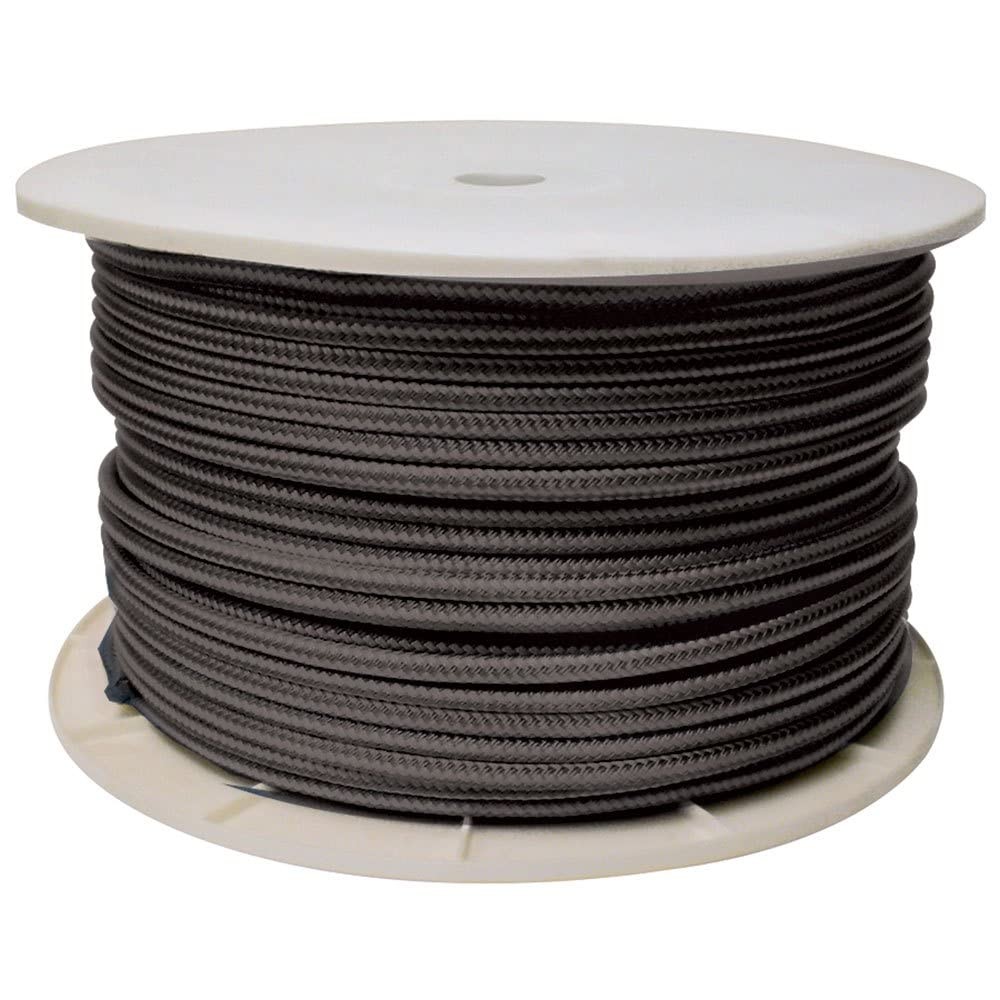 Seachoice 47090 Black Double Braid, 3/8" x 600'
