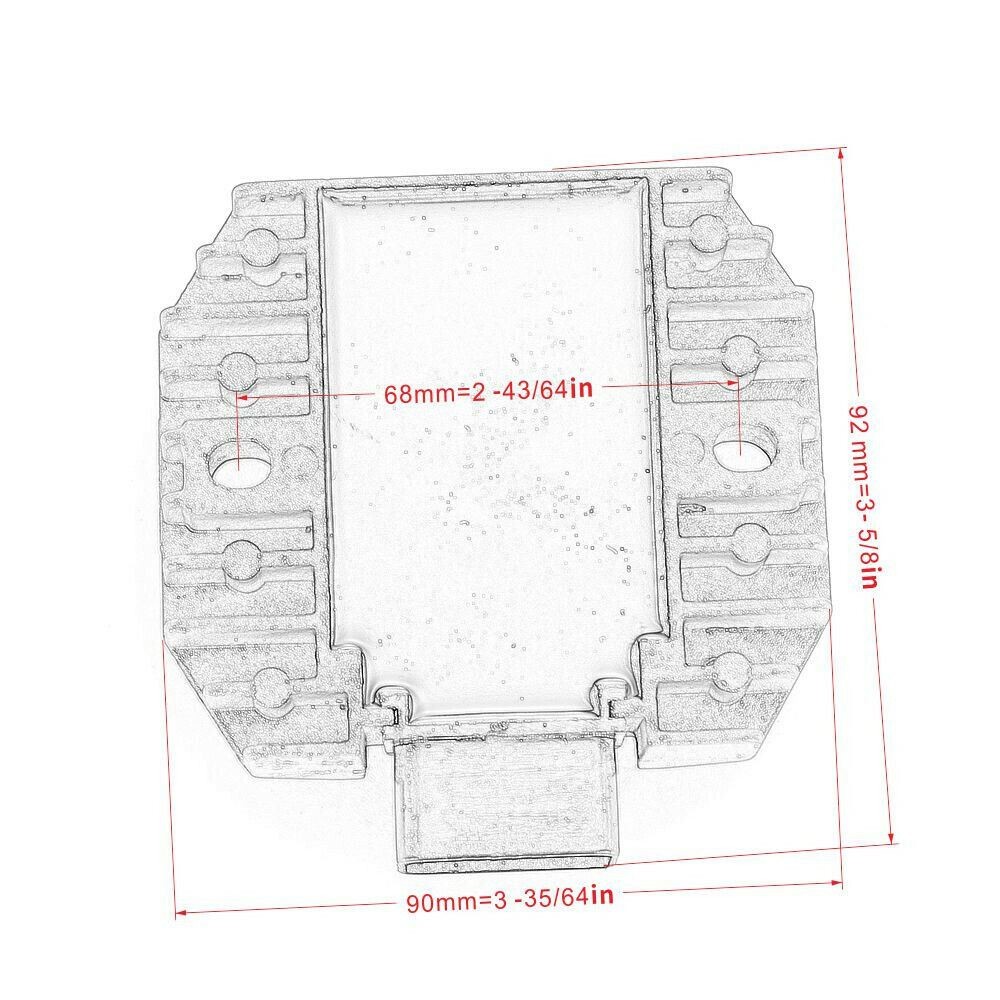 Motorcycle Regulator Rectifier For BIG BEAR 400 2WD, 4WD 2002-2012