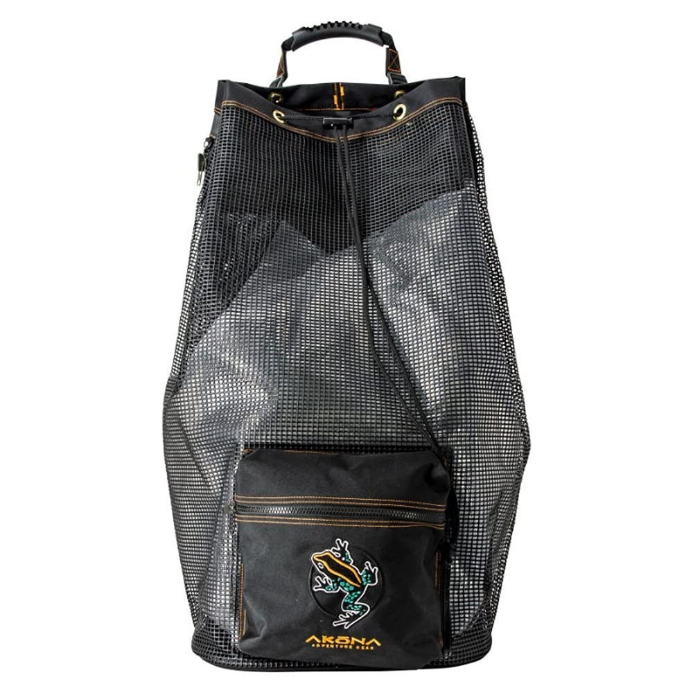 AKONA Georgian Mesh Backpack Roller Bag with Adjustable Handle