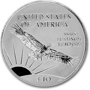 2002 1/10 oz American Platinum Eagle MS-69 NGC