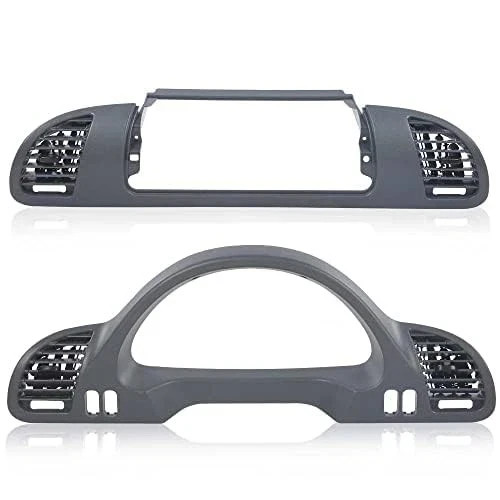 Dash Panel Bezel with A/C Nozzle Left Right for 2002-2006 Sprinter Gray