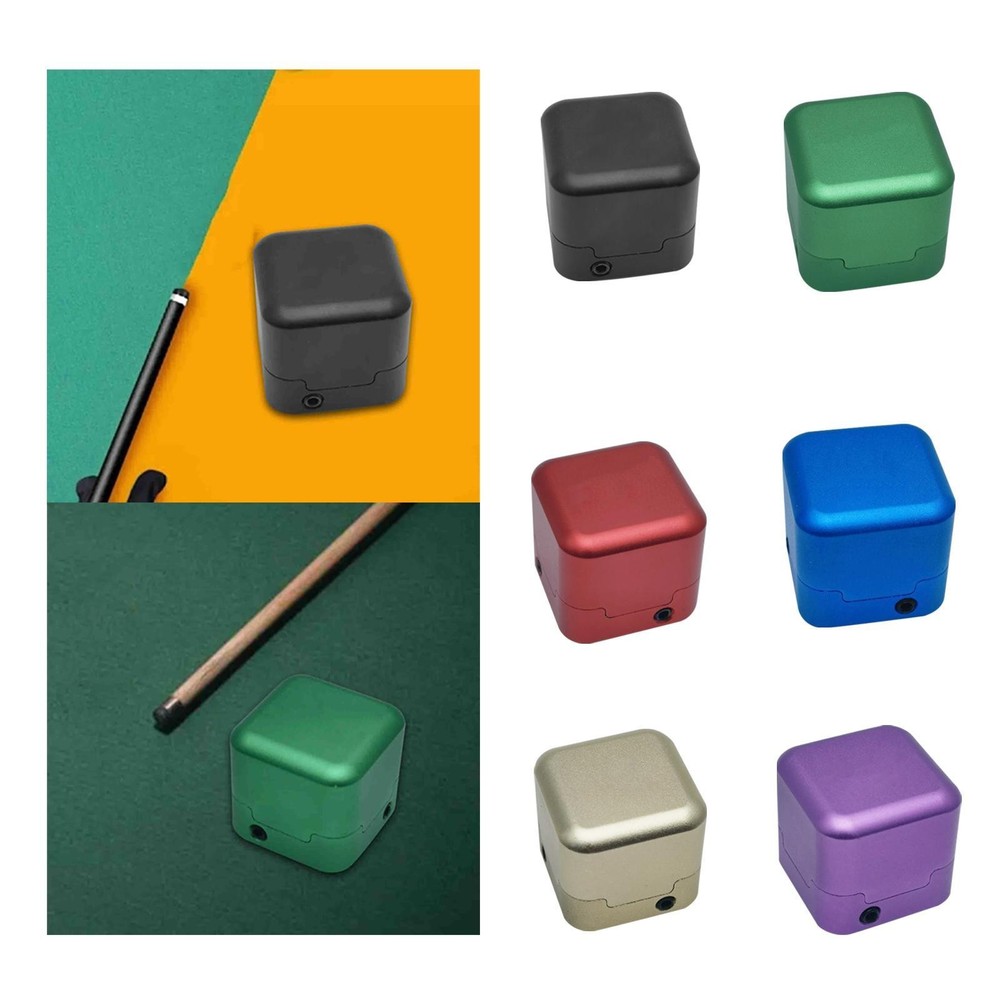 Pool Cue Chalk Holder Container Small Compact Sturdy Billiards Accessories
