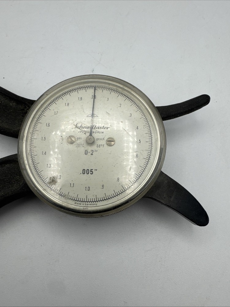 VINTAGE QUICKTEST SCHNELLTASTER 0-2” DIAL CALIPER