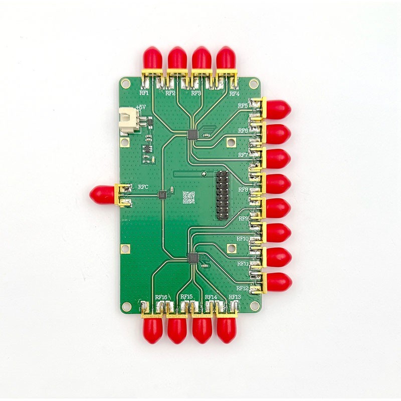 1kHz-8GHz Single-Pole 16-Throw RF Switch Core Board 1W Low Insertion Loss Switch