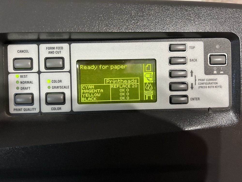 HP DesignJet 1050c Large Format Color Plotter