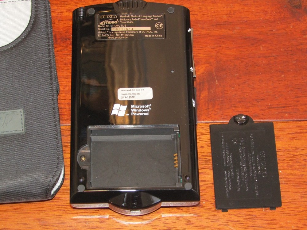 ECTACO iTRAVL TL-6 Handheld Electronic Language Translator (No Battery)