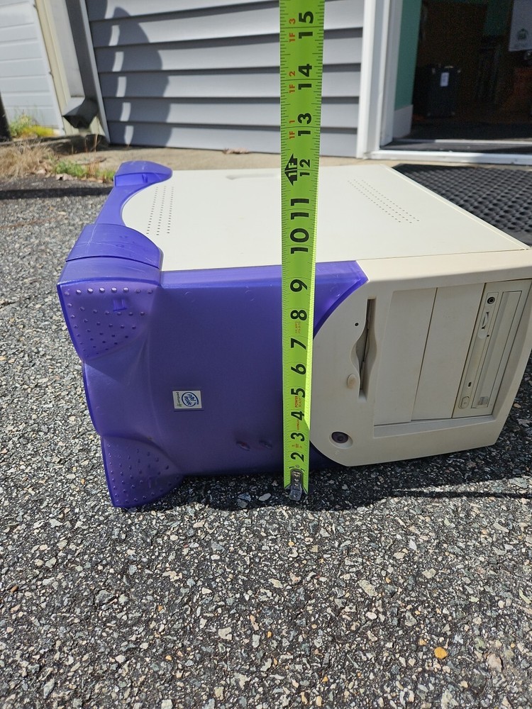 Vintage 1990s PC CPU Computer Translucent Case 89 S7