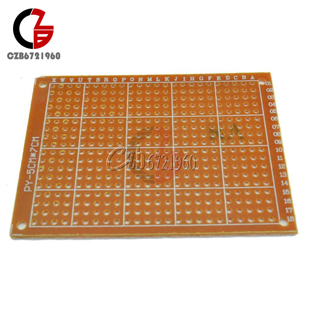 100Pcs 5 x 7 cm DIY Prototype Paper PCB Universal Board New