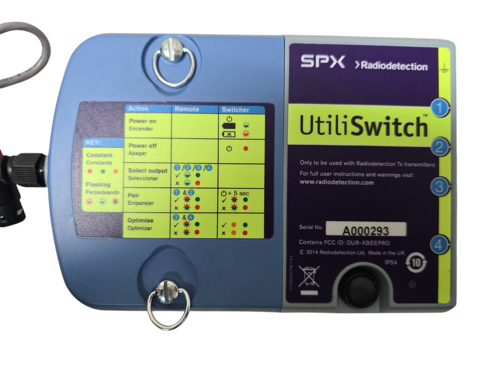 SPX Radiodetection UtiliSwitch w/ Remote tested good