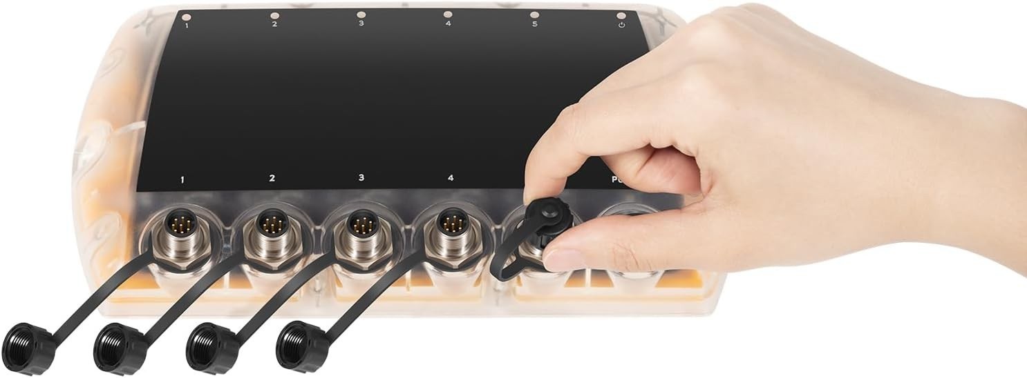 For Humminbird As Eth 5pgl 411850-1 5 Port Ethernet Switch Black