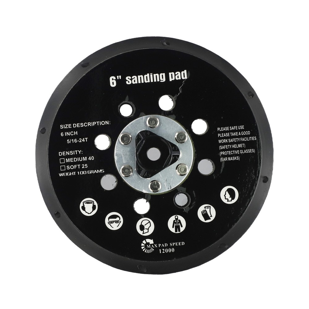Designed for Performance Sander Backing Pad with Threaded Attachment 150mm