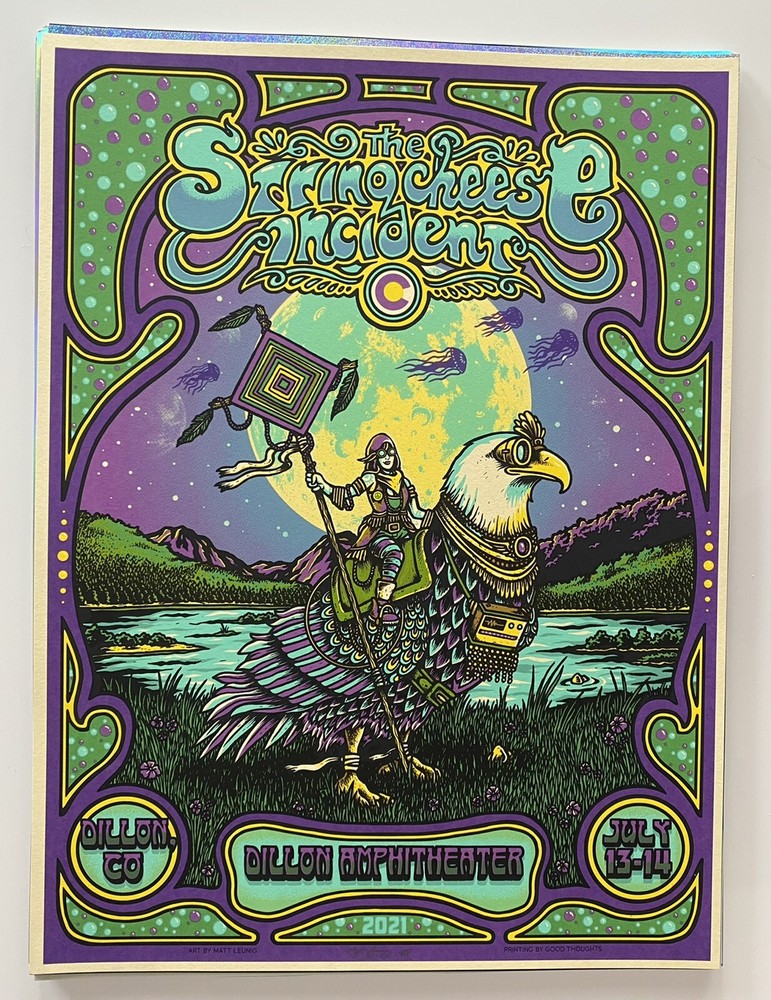 STRING CHEESE INCIDENT SCI DILLON CO 2021 ORIGINAL SILKSCREEN CONCERT POSTER