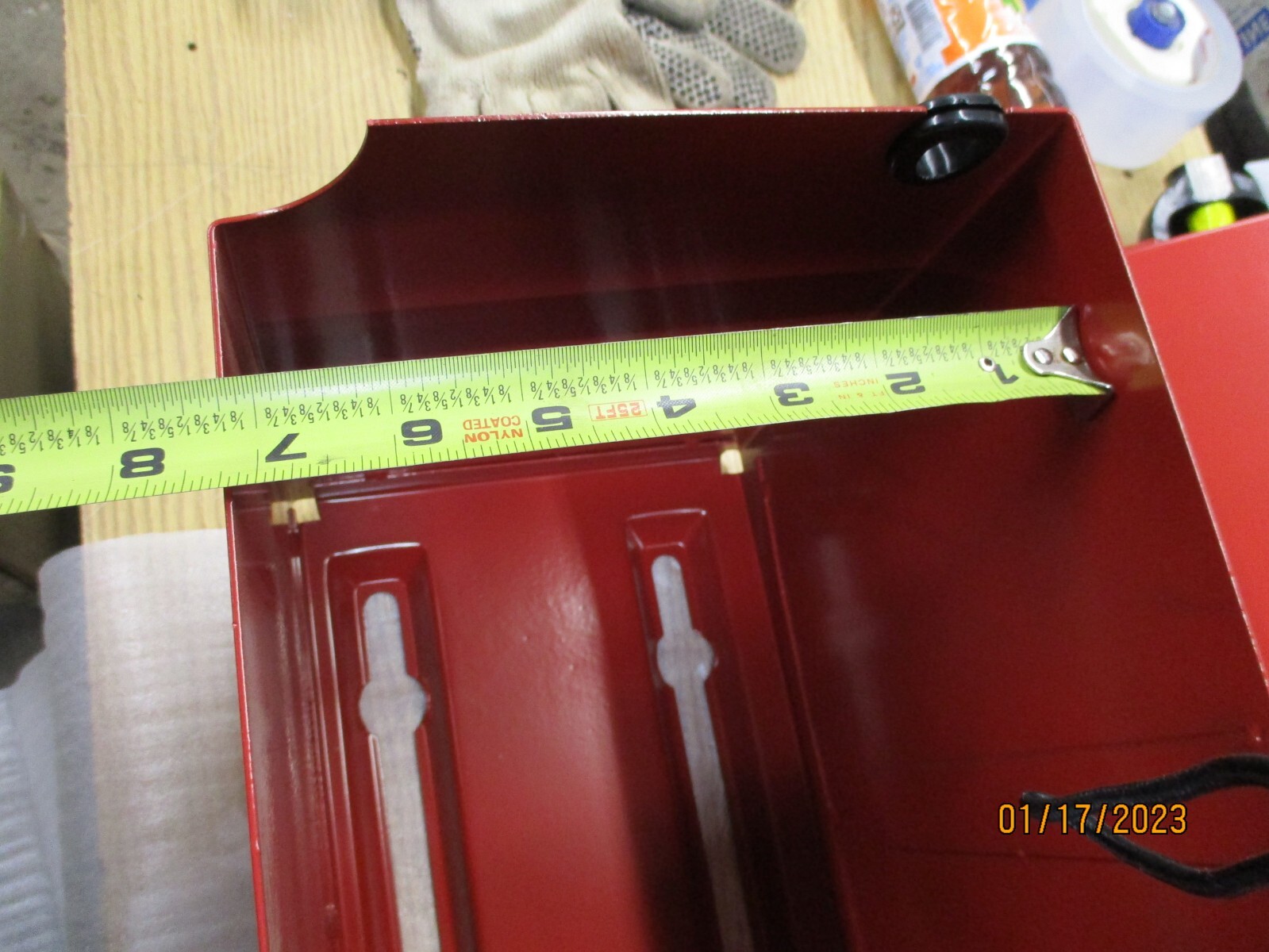 FARMALL M-MD-MV-SM-W6-WD BATTERY BOX NEW REPRODUCTION 51707D, 51713DXB