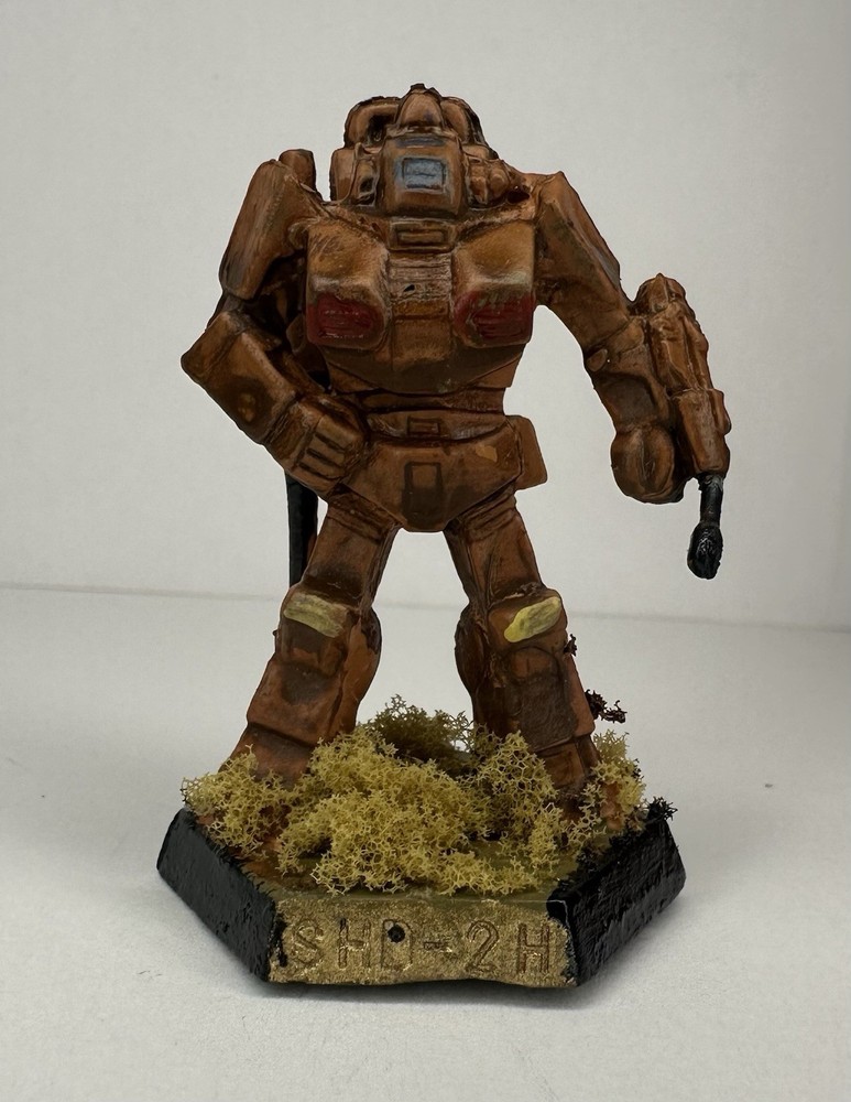 Battletech Shadow Hawk SHD-2H Figure / Amateur Painted / Plastic / Flocking