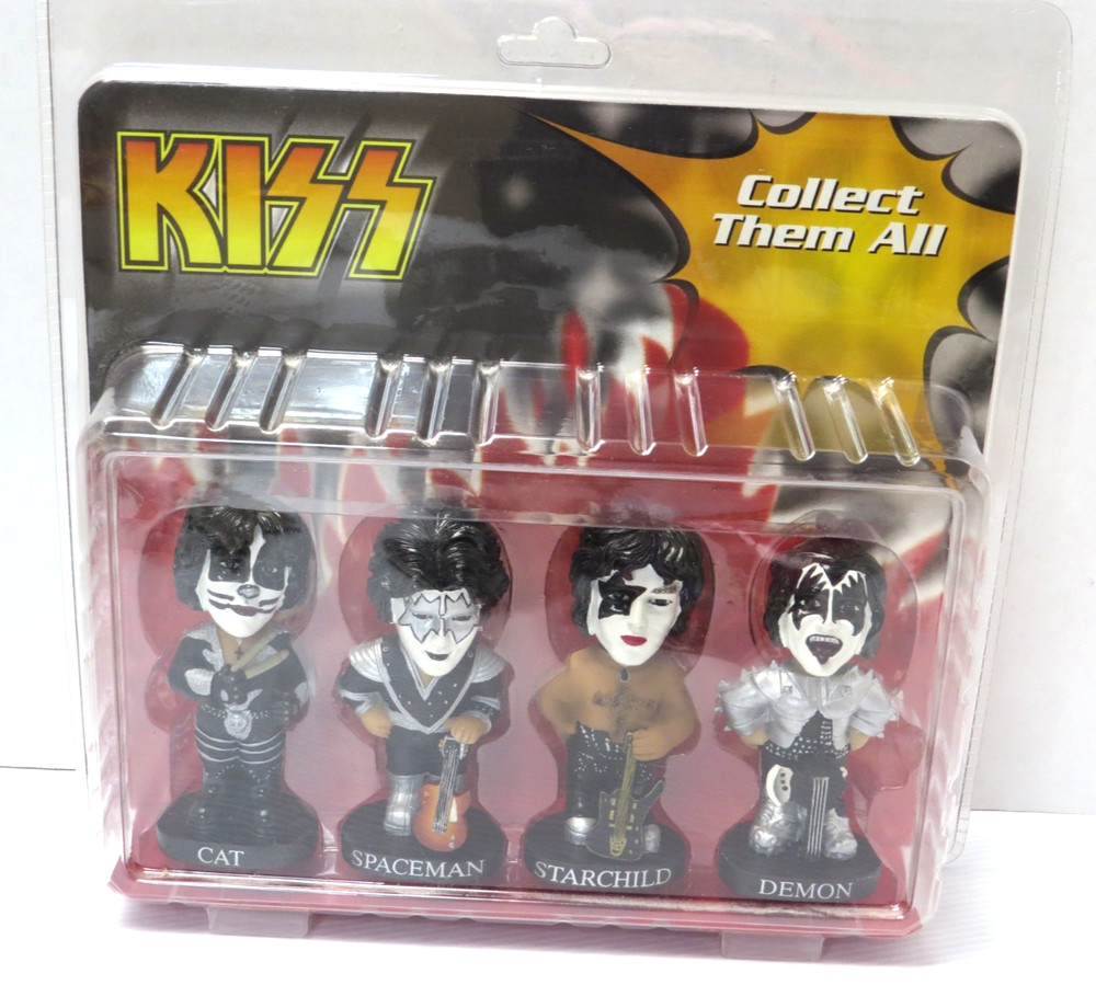 KISS BOBBLE HEAD SET IN PACKAGE