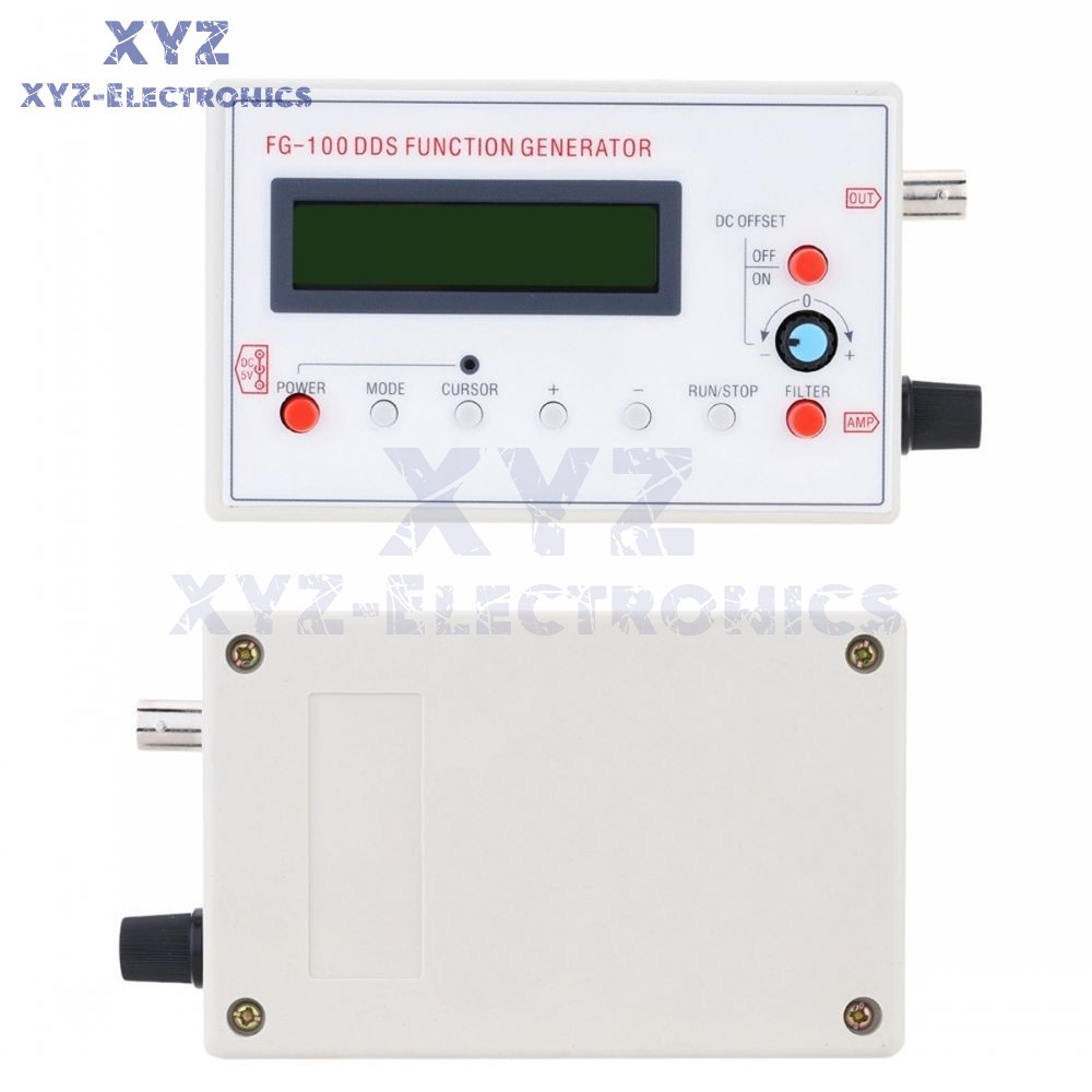FG-100 DDS Function Signal Generator Module 1HZ-500KHz Sine + Square Wave