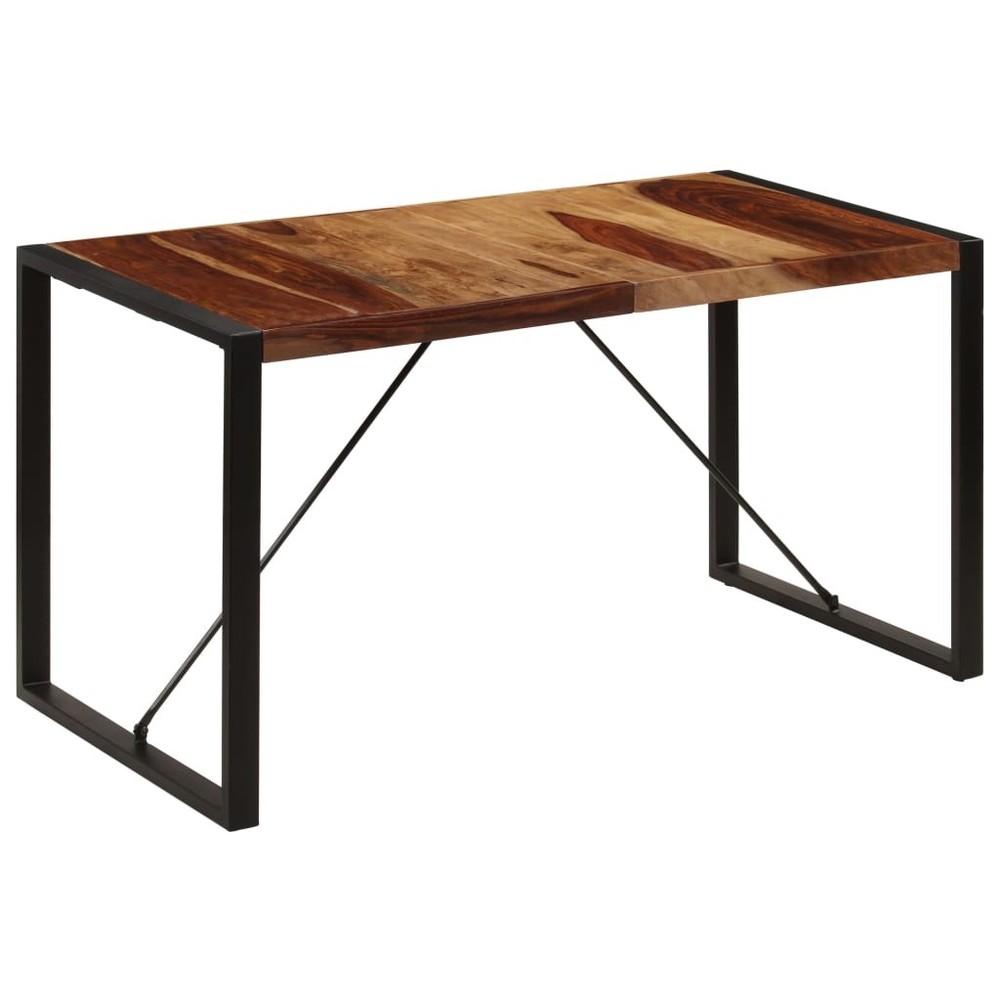 Dining Table Kitchen Table Dining Room Dinner Table Solid Acacia Wood vidaXL