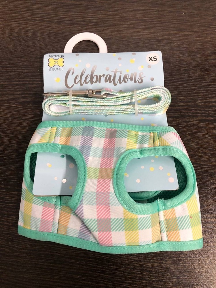 Buttons And Bones Celebrations Dog Harness + Leash Set Easter (4 SIZES)