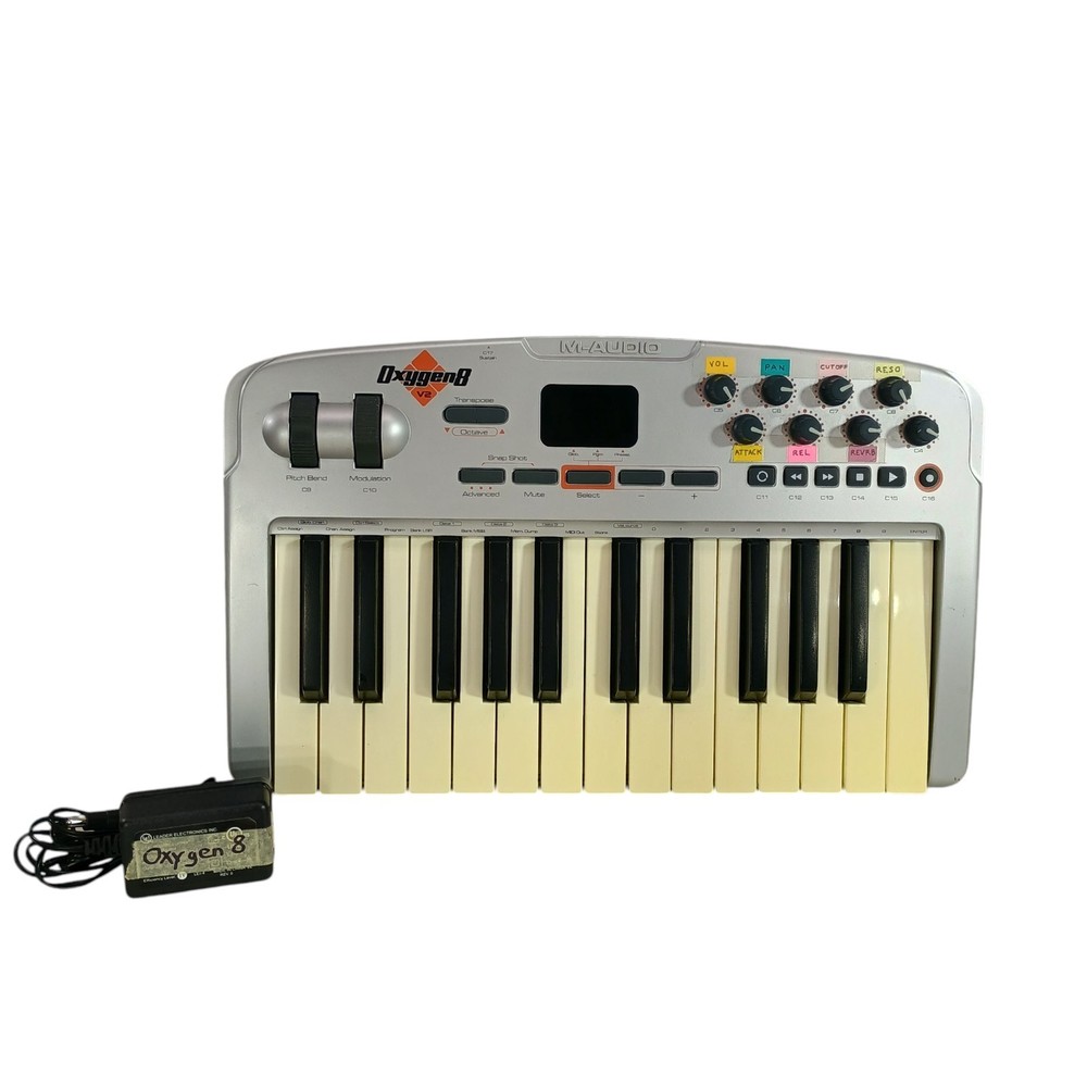 M-Audio Midiman Oxygen 8 25 key Controller MIDI - Keyboard Controller USB