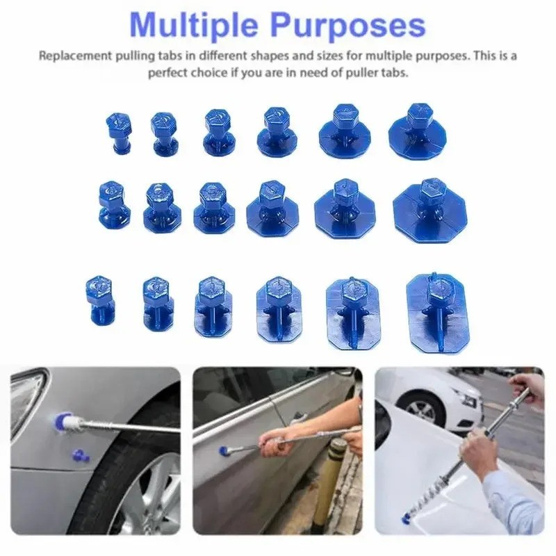Car Dent Repair Kit Paintless Dent Puller Reverse Hammer Auto Body Tool