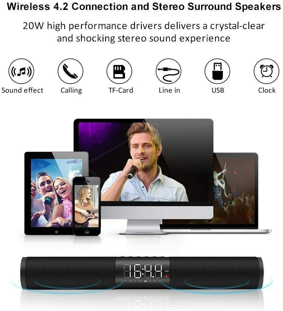 Wireless Bluetooth Speaker Surrounding Sound bar