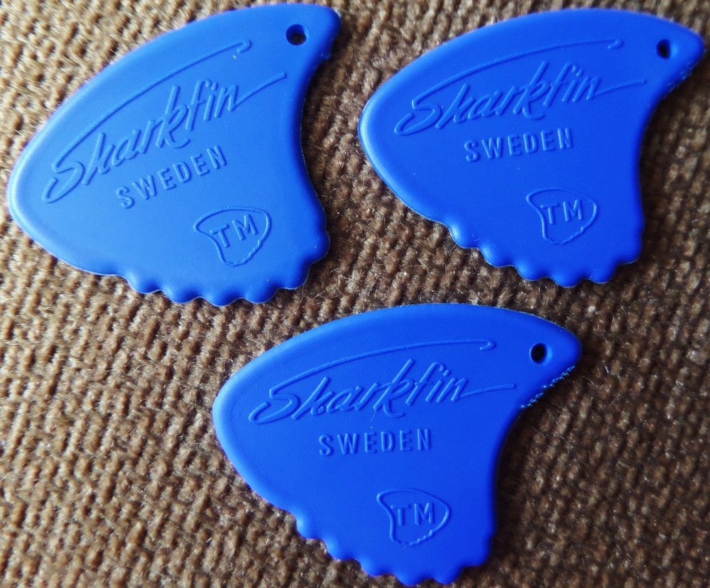 Landstrom Sharkfin Plectrums 3 Picks (Heavy)