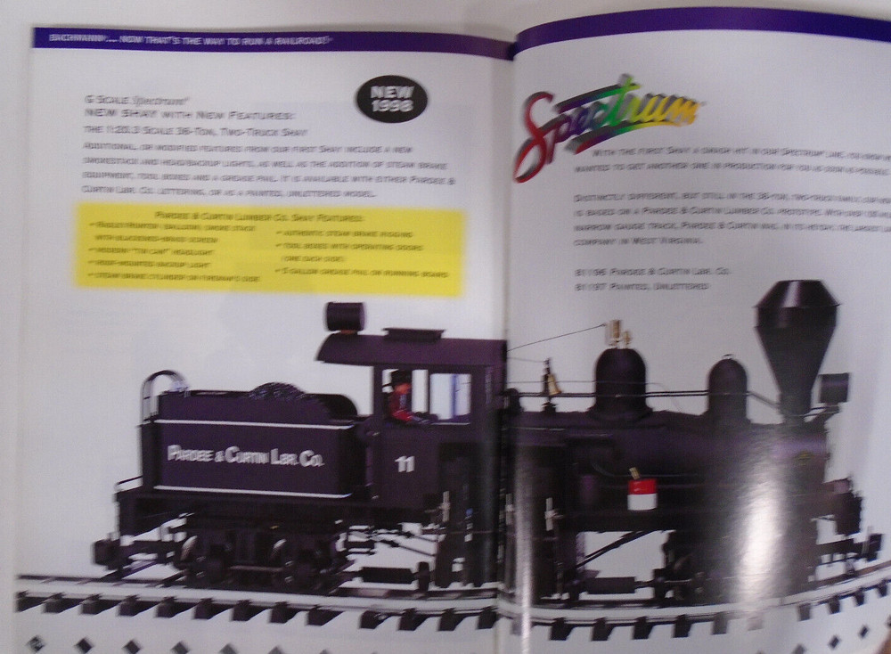 1998 BACHMANN DEALER TRAIN AND HOBBY CATALOG