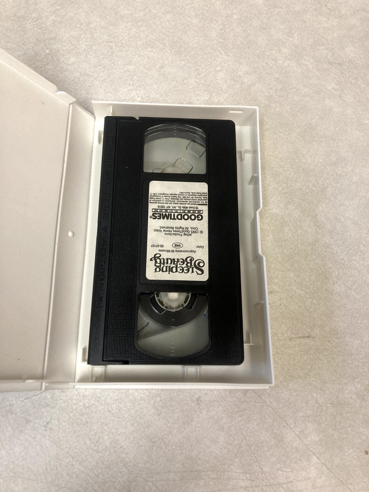 Sleeping Beauty Goodtimes. 1995 Clamshell VHS.