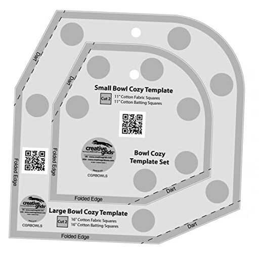 Creative Grid Bowl Cozy Template Set - CGRBOWLS