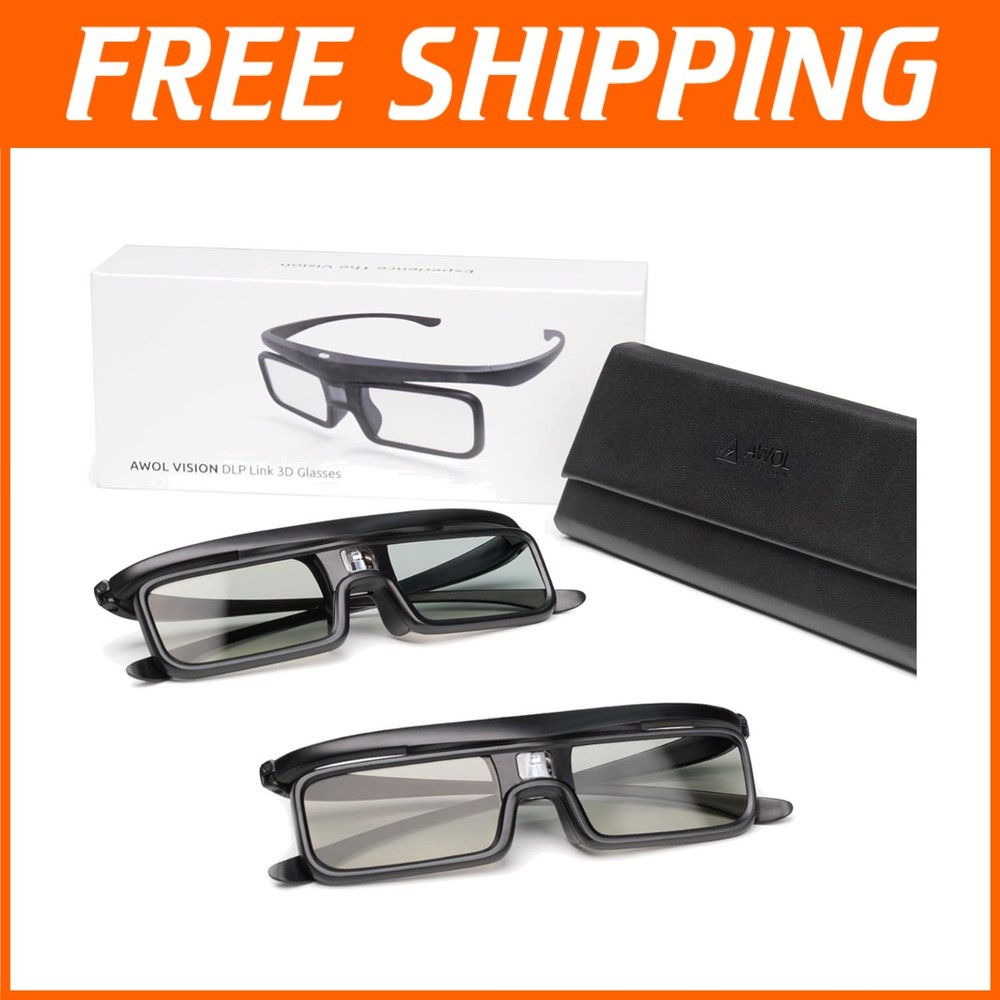 Active Shutter Eyewear for DLP-Link 3D Projectors