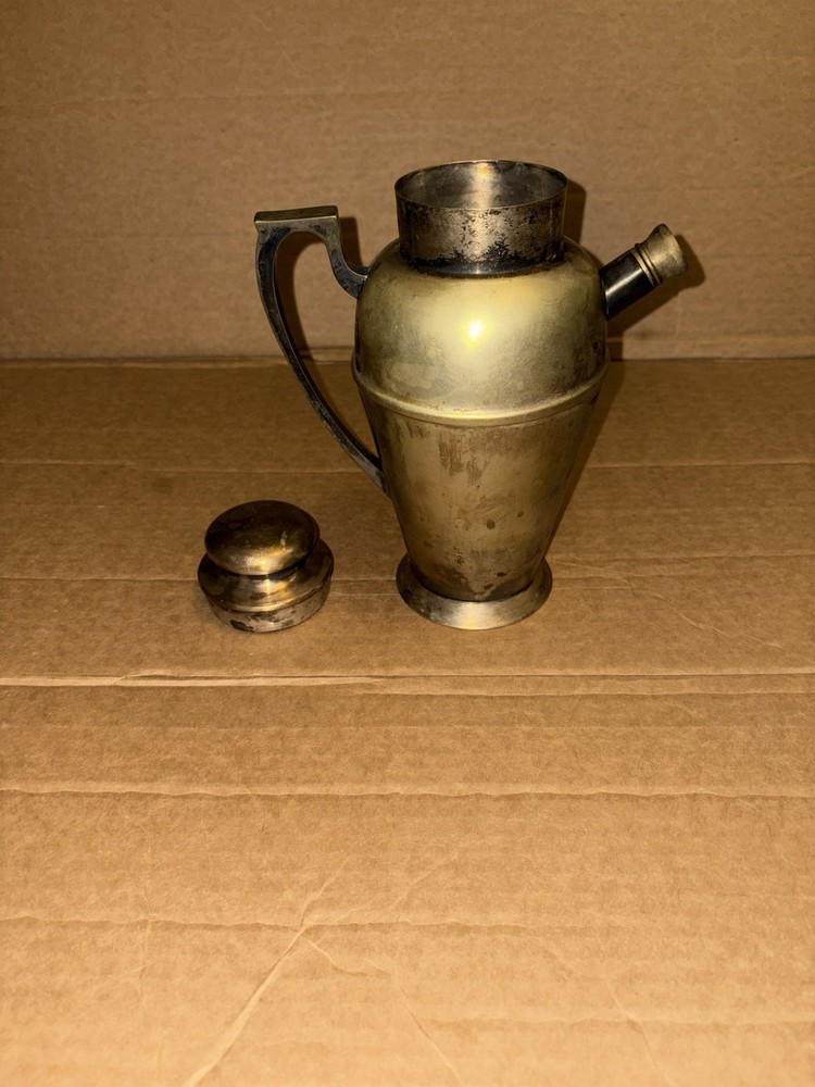 Vintage Bernard Rice’s Son Apollo EPNS 4348 Silver Plate Cocktail Shaker Pitcher