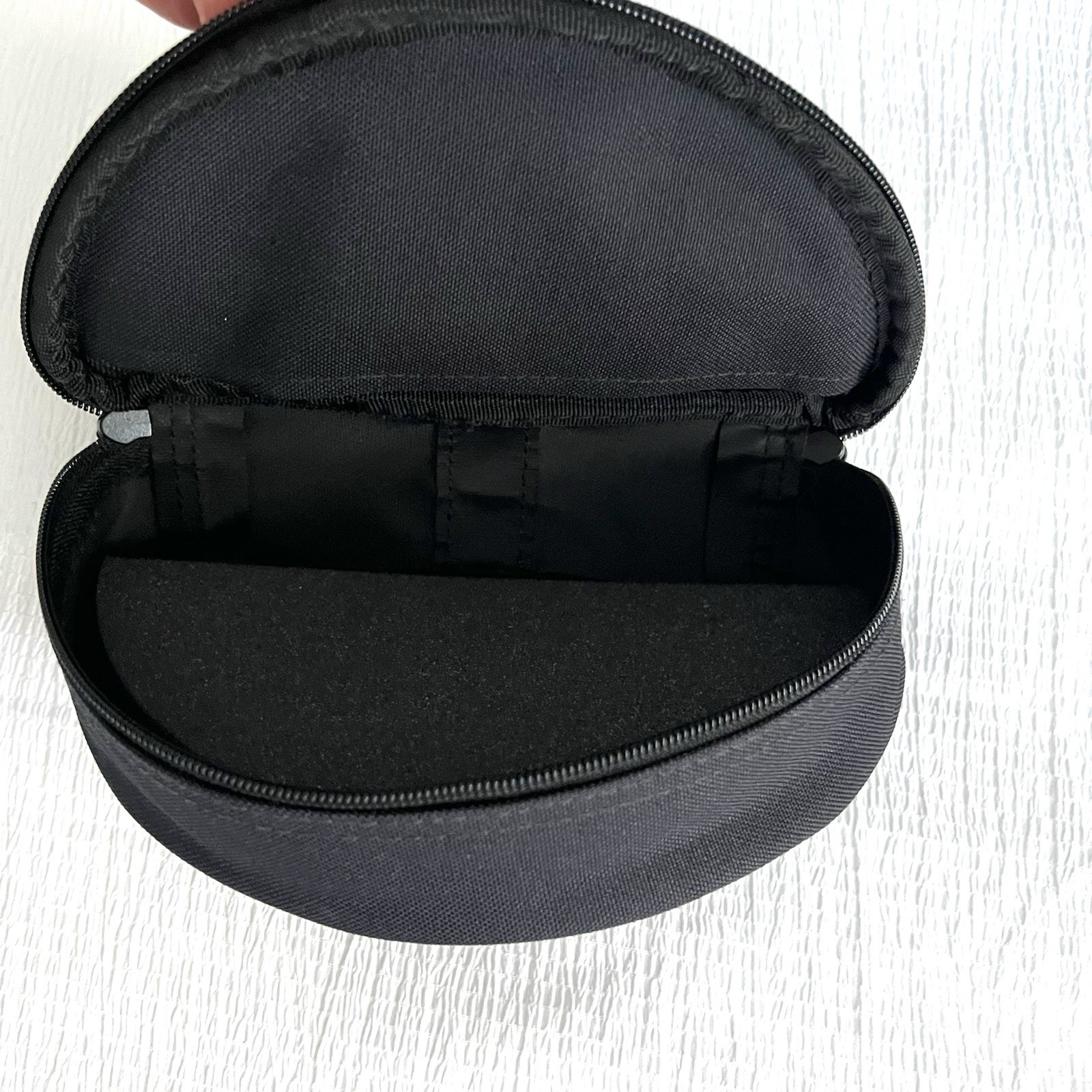 NYX Golf Black Sunglasses Case - CASE Only With Foam Padding And Sleeve And Clip